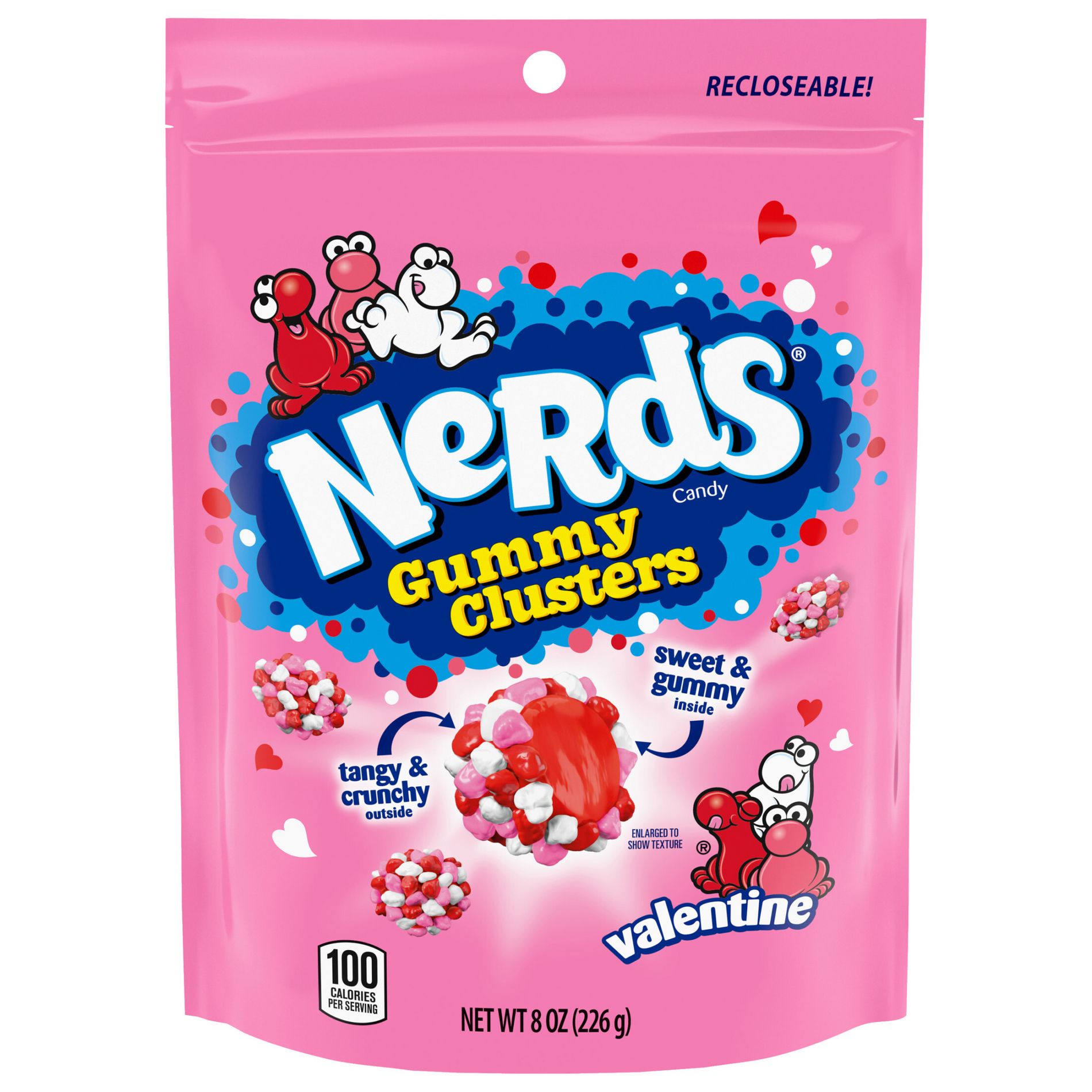 Nerds Valentine's Gummy Clusters Candy - 8oz