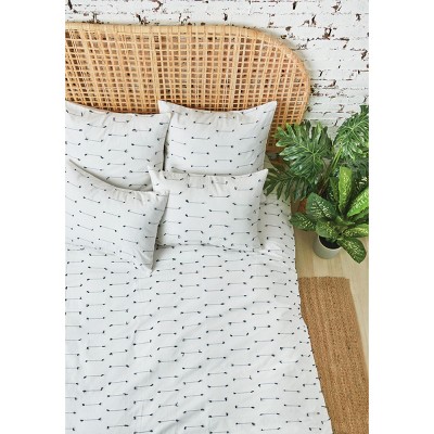 Indigo Dobby Weave Cotton Euro Sham