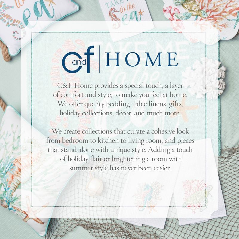 C&F Home St. Kitts Coastal Beach Cotton Quilt Set  - Reversible and Machine Washable, 5 of 6