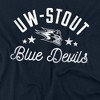 Women's University Of Wisconsin Stout Blue Devils T-Shirt - 2 of 4