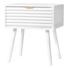 Karl Home 1-Drawer White MDF 19.29in. W Nightstands - 2 of 4