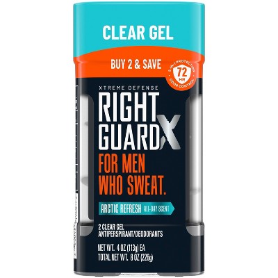 Right Guard Xtreme Defense Antiperspirant & Deodorant Gel - Arctic Refresh Scent - 4oz/2ct