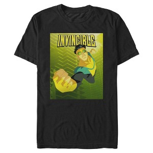 Mens Invincible Invinciboy Punch Poster T Shirt - Black - Medium