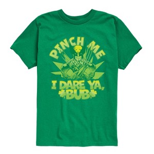 Boys' - Marvel - St. Patrick's Day Pinch Me Short Sleeve Graphic T-Shirt - 1 of 4