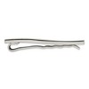 Black Bow Jewelry Titanium Polished Tie Bar, 5 x 51mm - 2 of 3