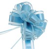 Unique Bargains Matte Bows for Gift Wrapping Christmas Decorative 47.24"x1.97" 3Pcs - 3 of 4