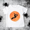 The Juniper Shop Watercolor Witch On Broom Youth Short Sleeve Tee - 2 of 3