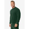 KingSize Men's Big & Tall French Terry Crewneck Sweatshirt - 4 of 4