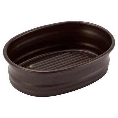 Olivia Soap Dish Bronze - iDESIGN