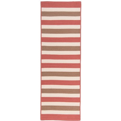 Colonial Mills Stripe It - Terracotta 2 ft.x4 ft. Rectangle Rug Indoor/Outdoor 100% Polypropylene