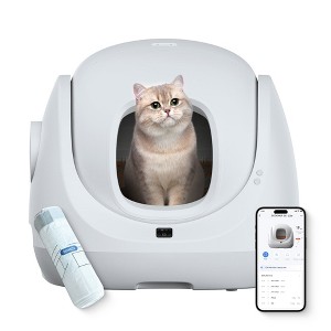 CATLINK Self-Cleaning Litter Box, Pinch-Free & Automatic for Multiple Cats, Ideal for Fat, Senior, Short-Legged, Disabled Cats & New Cat Parents - 1 of 4
