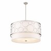 Kendall 5-Light Pendant - Modern Drum Design, Dimmable, Dry Rated, 32" Wide, Steel Construction - 3 of 4