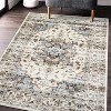 Washable Large Vintage Rug Stain Resistant Non Slip Non Shedding Indoor Carpet Low Pile Floor Cover for Living Room Bedroom - 2 of 4