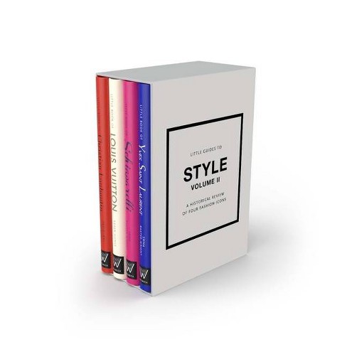 Tall Grey & Pink Fashion Books