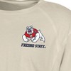NCAA Fresno State Bulldogs Women's Long Sleeve Cream T-Shirt - 3 of 3