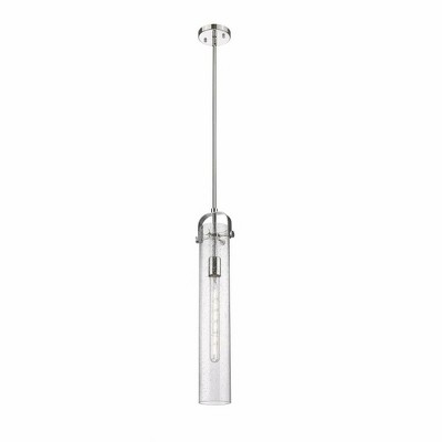 Pilaster - 1 Light Stem Hung Pendant In Industrial Style-14.5 Inches Tall and 5 Inches Wide