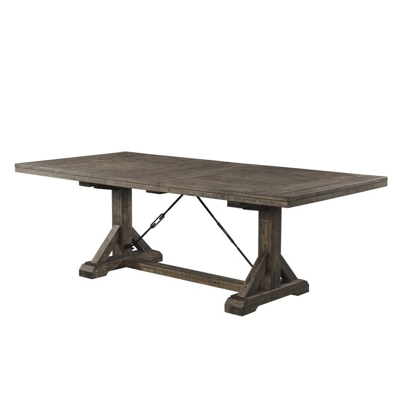 Flynn Extendable Dining Table Walnut Brown - Picket House Furnishings, 3 of 7