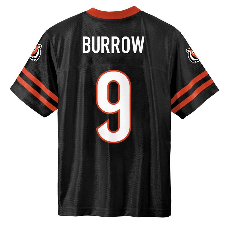 NFL Cincinnati Bengals Boys&#39; Short Sleeve Burrow Jersey, 3 of 4