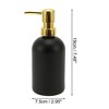 Unique Bargains Classic Cylindrical Soap Pump Dispenser for Hotels 400ml 1 Pc - 4 of 4