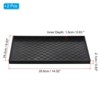 Unique Bargains Rectangular Plastic Reusable Fast Food Serving Tray 2 Pcs - 2 of 4