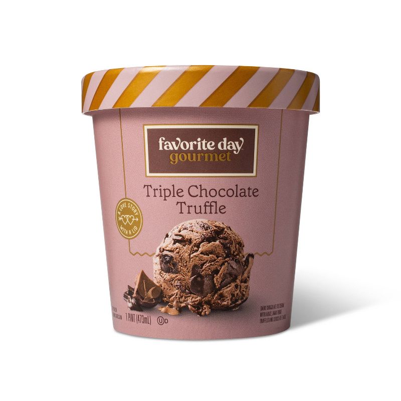 Triple Chocolate Truffle Ice Cream - 16oz - Favorite Day&#8482;, 1 of 11