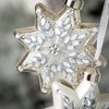 4"H Sullivans Snowflake Ornament - Set of 2  Silver Christmas Ornaments - 2 of 2