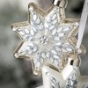 4"H Sullivans Snowflake Ornament - Set of 2  Silver Christmas Ornaments - image 2 of 2