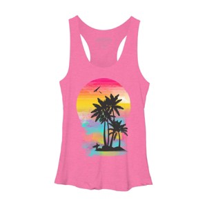 Women's Design By Humans Color of Summer By clingcling Racerback Tank Top - 1 of 3