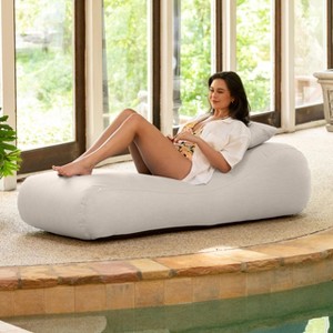 Arlo Outdoor Bean Bag Sun Lounger - Pool and Patio Chaise Recliner - 1 of 4