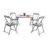Flash Furniture Kids Colorful 5 Piece Folding Table and Chair Set - 2 of 4