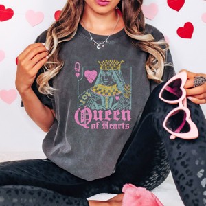 Simply Sage Market Queen of Hearts Garment Dyed Tee - 1 of 4