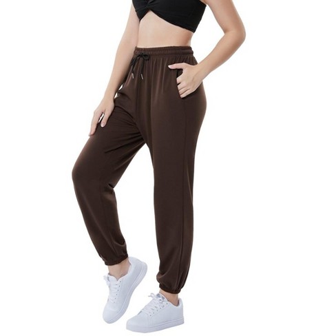 Women's high waist sweatpants with pockets sale