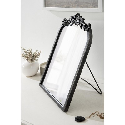 Arendahl Black Iron Baroque Tabletop Vanity Mirror