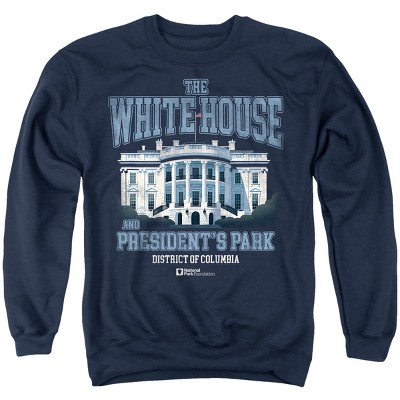 Men's The White House and President's Park In America's Capital Crewneck Sweatshirt