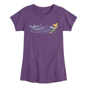 Girls' - Disney - Tink Feeling Magical Fitted Short Sleeve Graphic T-Shirt - 1 of 4