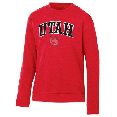 Ncaa Louisville Cardinals Women's Crew Neck Fleece Sweatshirt : Target