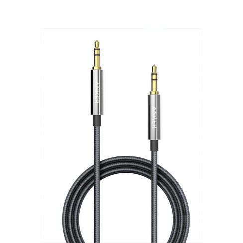 Philips 4 in. Lightning to 3.5mm Audio Auxiliary Adapter in Black