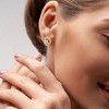 EVERLY JEWELRY | Sterling Silver 7 4/5 CT TGW Citrine White Topaz Fashion Post Earrings - 4 of 4