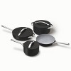 Caraway Home 9pc Non-stick Ceramic Cookware Set Charcoal Gray