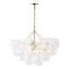 Betty Glass Bubbles Chandelier - CTL1090 - Brass/Clear - Safavieh - 2 of 4
