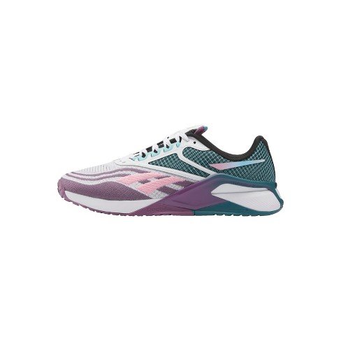 reebok purple and white