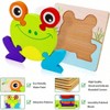 Wooden Puzzles for Toy Beautiful Colors, Vivid and Bright Colors, Exquisite Printing, Clear Patterns - 3 of 4