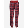 ellos Women's Plus Size Plaid Flannel Sleep Pants - image 4 of 4