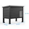 MooxvMoo Indoor-Outdoor Cat Shelter,Weatherproof Protection with Insulated Design, for Multiple Cats,Warm & Easy to Assemble - 4 of 4