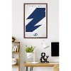 Trends International NHL Tampa Bay Lightning - Logo 25 Framed Wall Poster Prints - 2 of 4