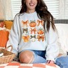 Simply Sage Market Women's Graphic Sweatshirt Coquette Fall Pumpkin and Bows - 2 of 4