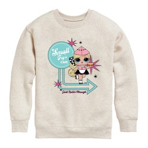 Boys' - LOL Surprise! - Small Frys Cafe Graphic Long Sleeve Fleece Sweatshirt - 1 of 4