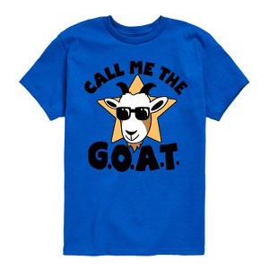 Boys' - Instant Message - Call Me The Goat Short Sleeve Graphic T-Shirt - 1 of 4