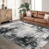 Boho Rugs Bedroom Rug, Washable Area Rug, Non-Slip Low Pile Boho Floral Carpet for Bedroom - 4 of 4