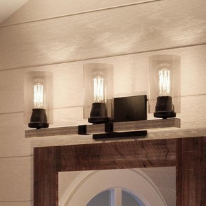 Urban Ambiance Luxury Vintage Bath Fixture,  8"H x 24"W,  Olde Bronze Finish, UHP2081 - 1 of 4